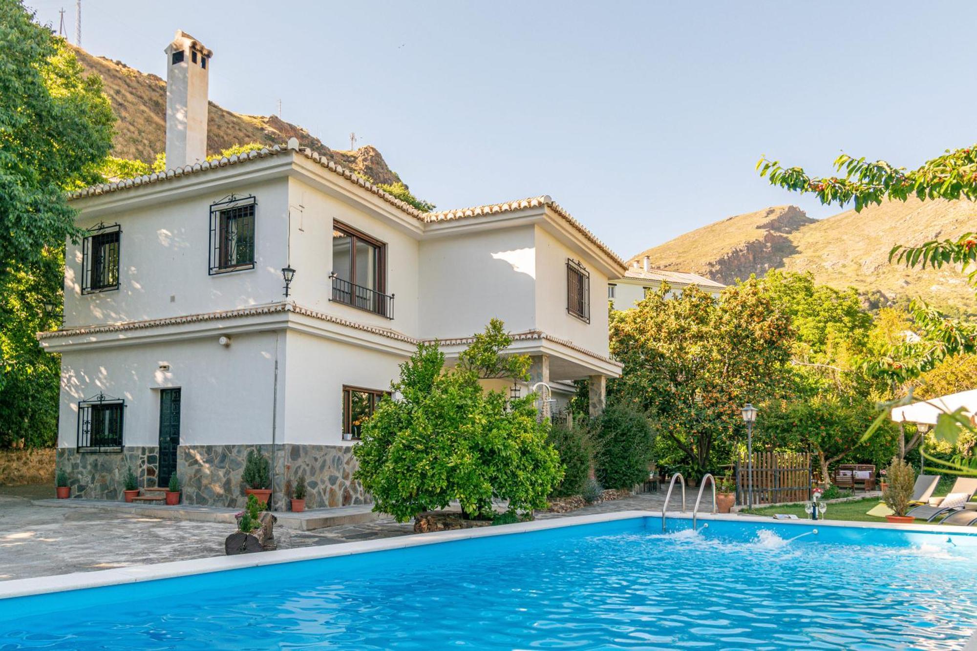 Casa Rural Olivillas Garden-Sierra Nevada Guejar-Sierra Bagian luar foto