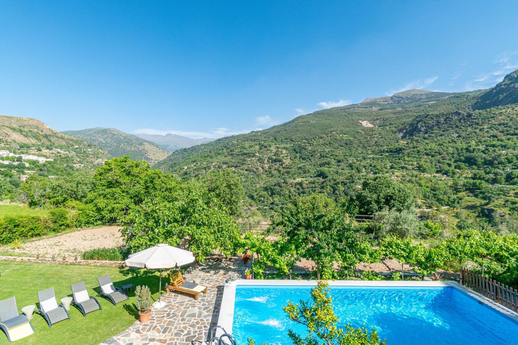 Casa Rural Olivillas Garden-Sierra Nevada Guejar-Sierra Bagian luar foto